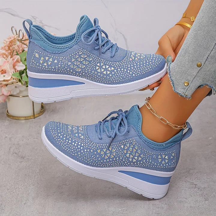 Giselle – Orthopädische Sneaker mit funkelnden Strasssteinen