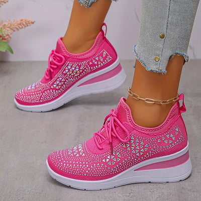 Giselle – Orthopädische Sneaker mit funkelnden Strasssteinen