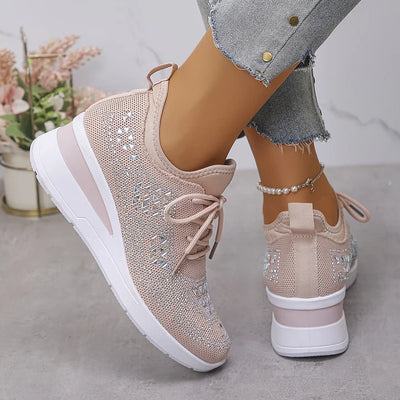 Giselle – Orthopädische Sneaker mit funkelnden Strasssteinen