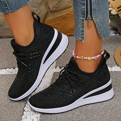 Giselle – Orthopädische Sneaker mit funkelnden Strasssteinen