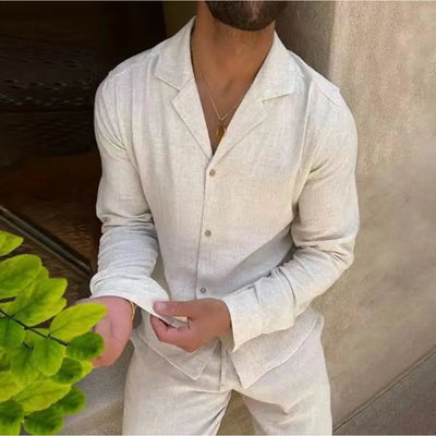 Laluna-Sommer Leinen Set für Herren