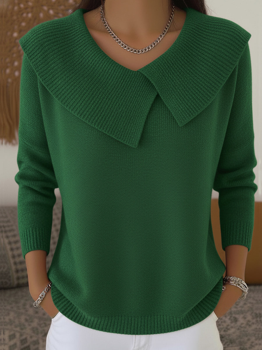Lucia | Warmer Pullover mit weichem Kragen