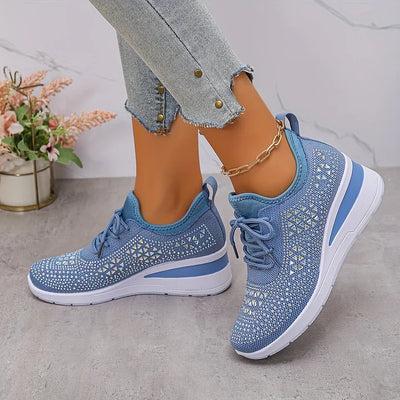 Giselle – Orthopädische Sneaker mit funkelnden Strasssteinen