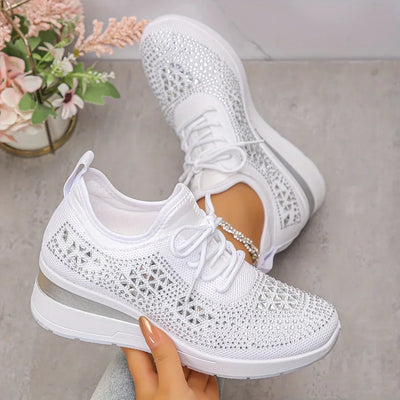 Giselle – Orthopädische Sneaker mit funkelnden Strasssteinen