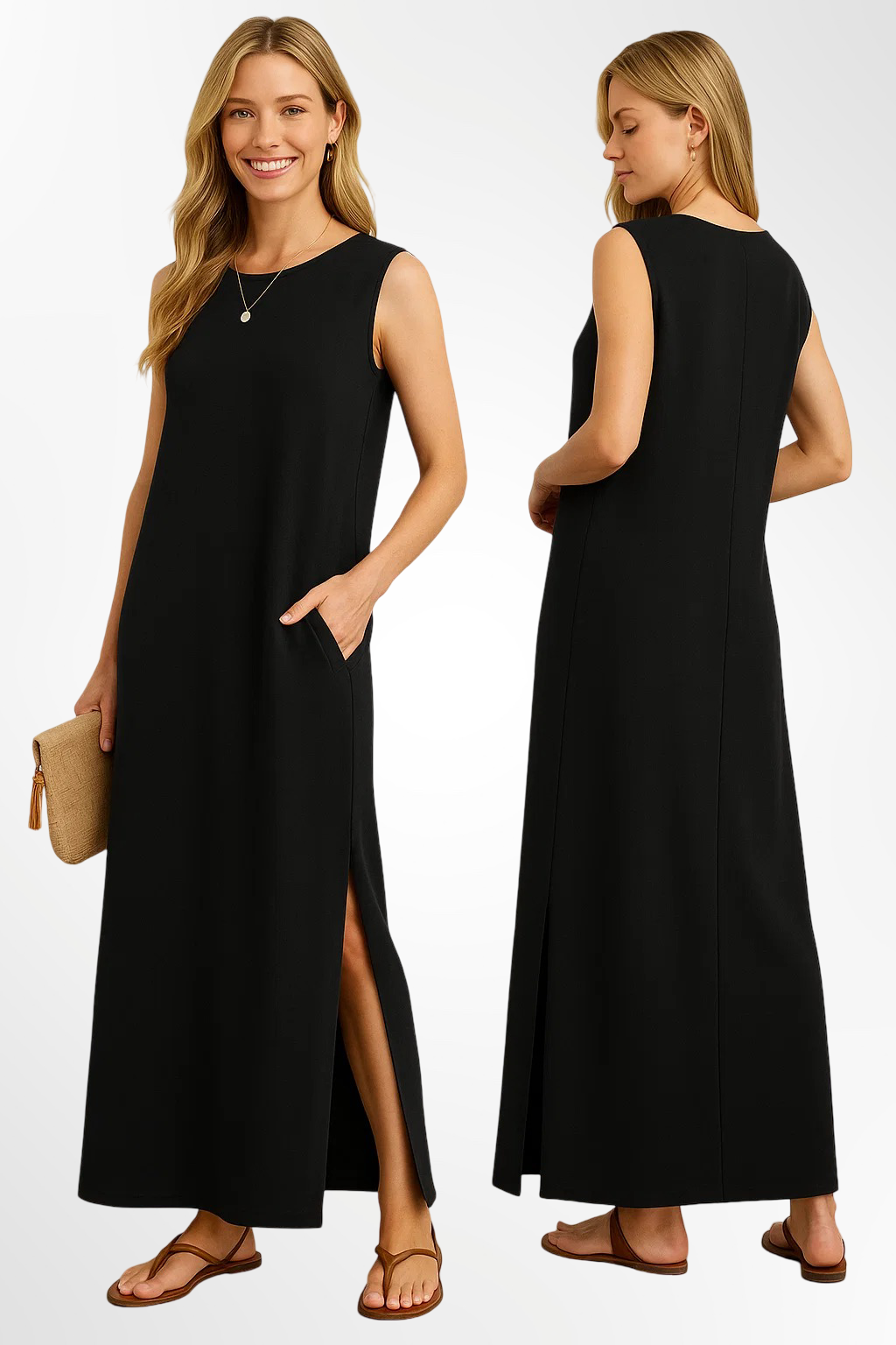 Emma–Langes, fließendes Kleid