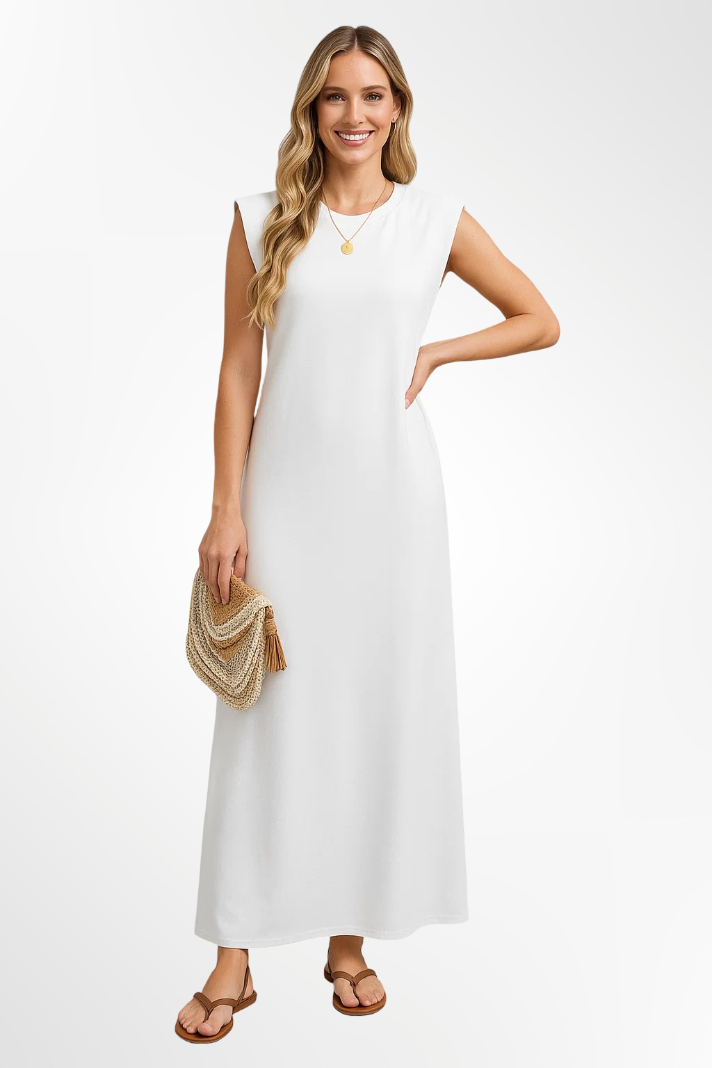 Emma–Langes, fließendes Kleid
