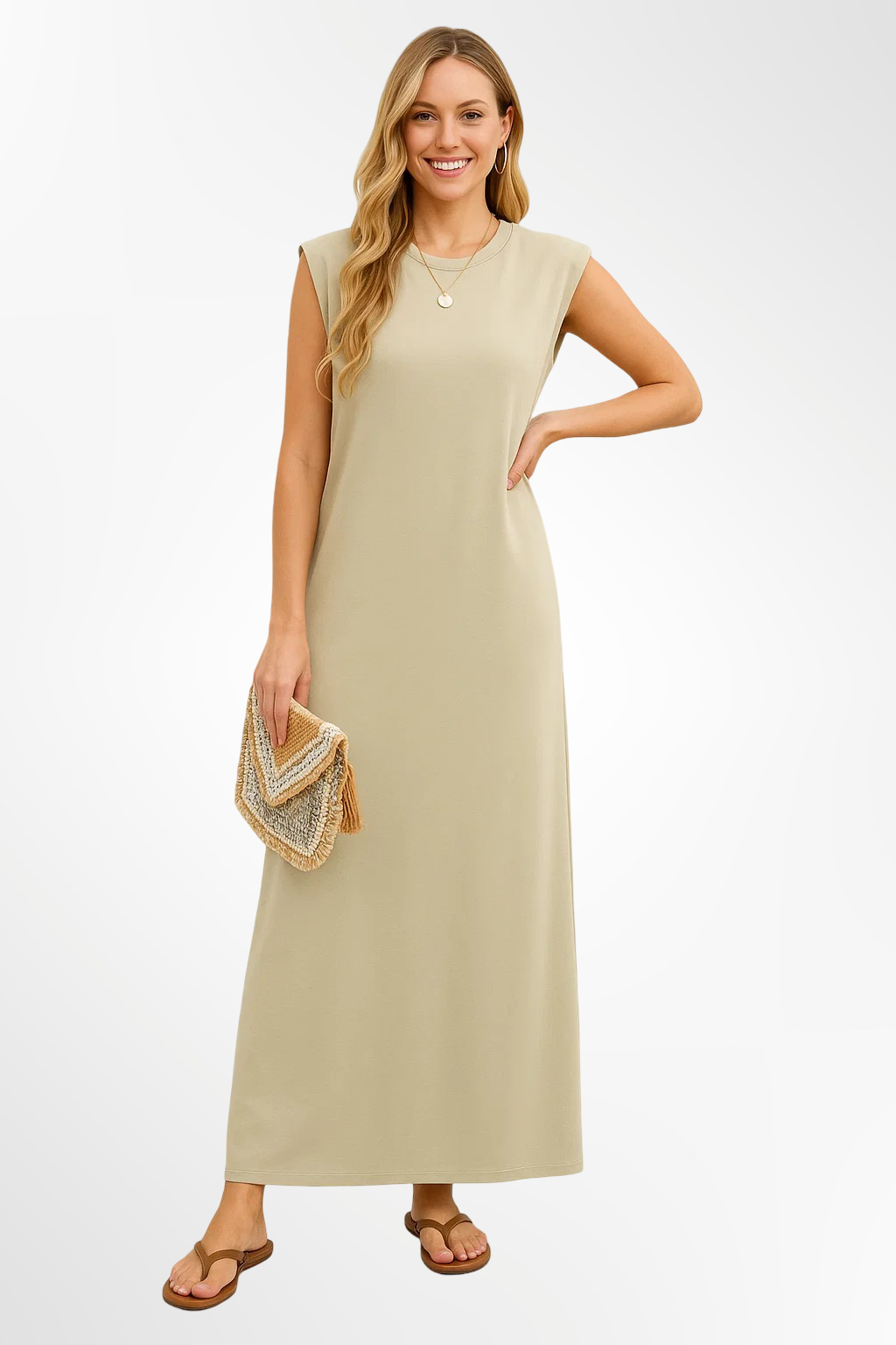 Emma–Langes, fließendes Kleid