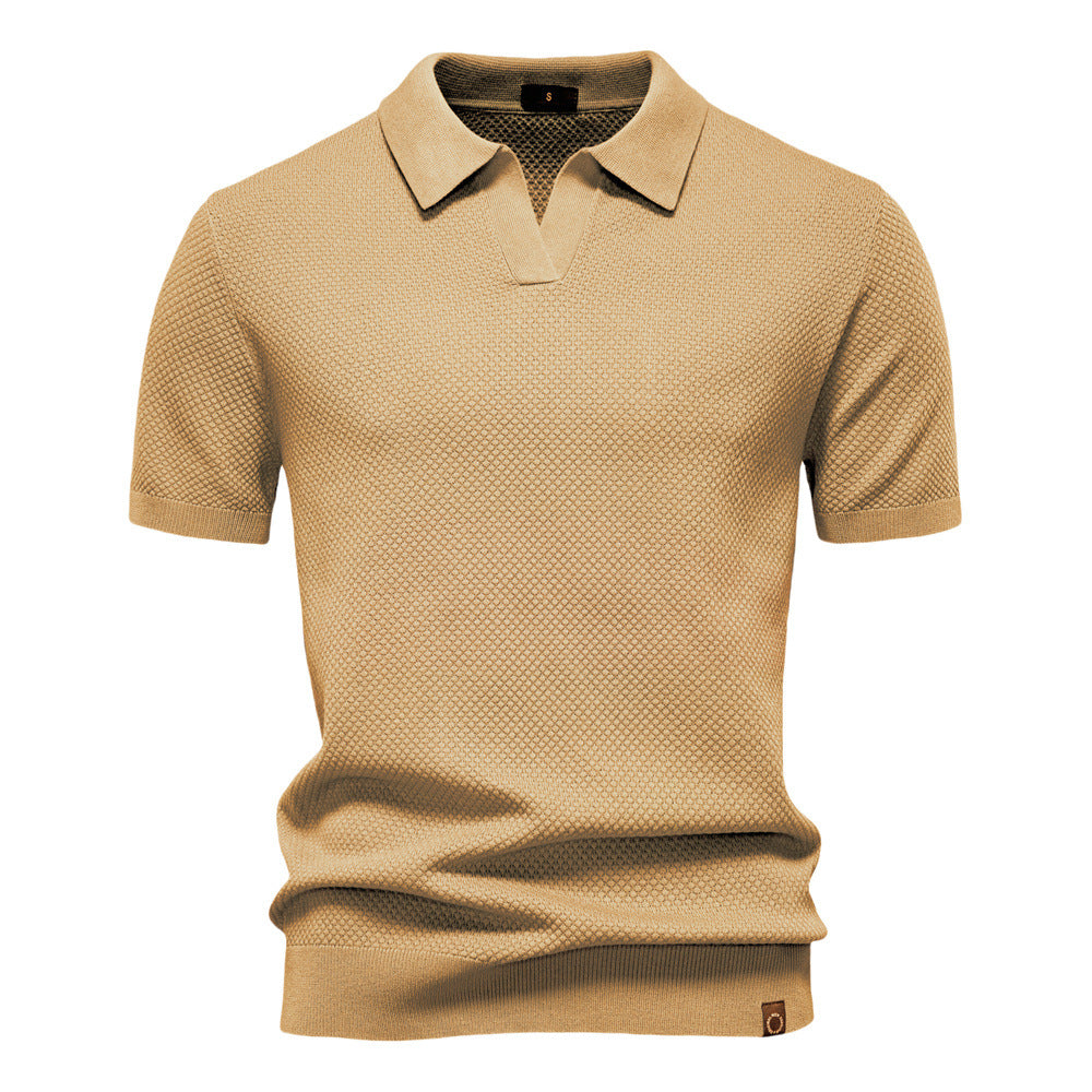 Ulrich-Strukturiertes Polo-Shirt