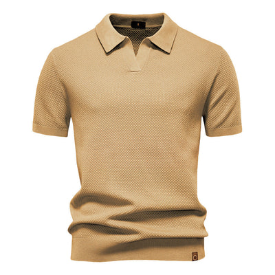 Ulrich-Strukturiertes Polo-Shirt