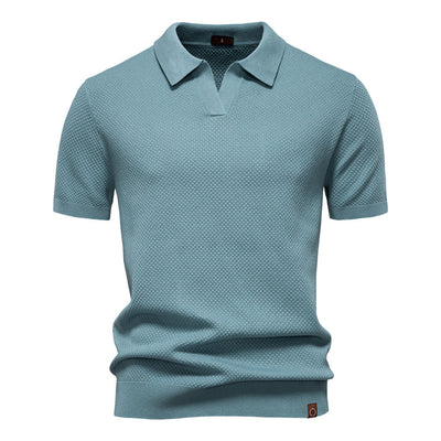 Ulrich-Strukturiertes Polo-Shirt
