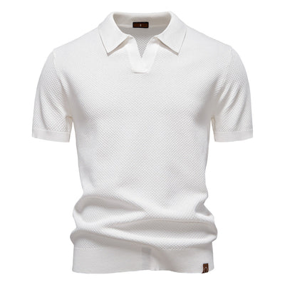 Ulrich-Strukturiertes Polo-Shirt