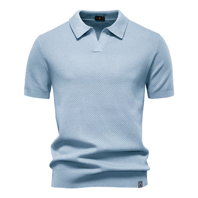 Ulrich-Strukturiertes Polo-Shirt