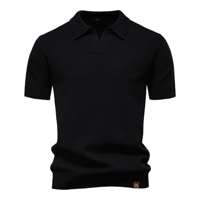 Ulrich-Strukturiertes Polo-Shirt