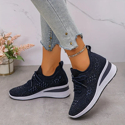 Giselle – Orthopädische Sneaker mit funkelnden Strasssteinen