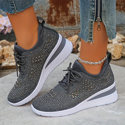 Giselle – Orthopädische Sneaker mit funkelnden Strasssteinen