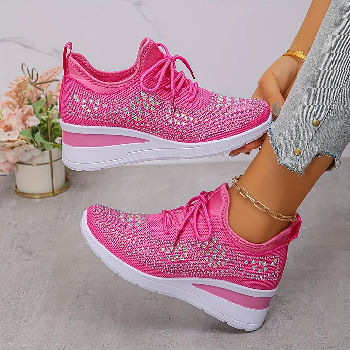 Giselle – Orthopädische Sneaker mit funkelnden Strasssteinen