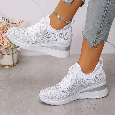 Giselle – Orthopädische Sneaker mit funkelnden Strasssteinen